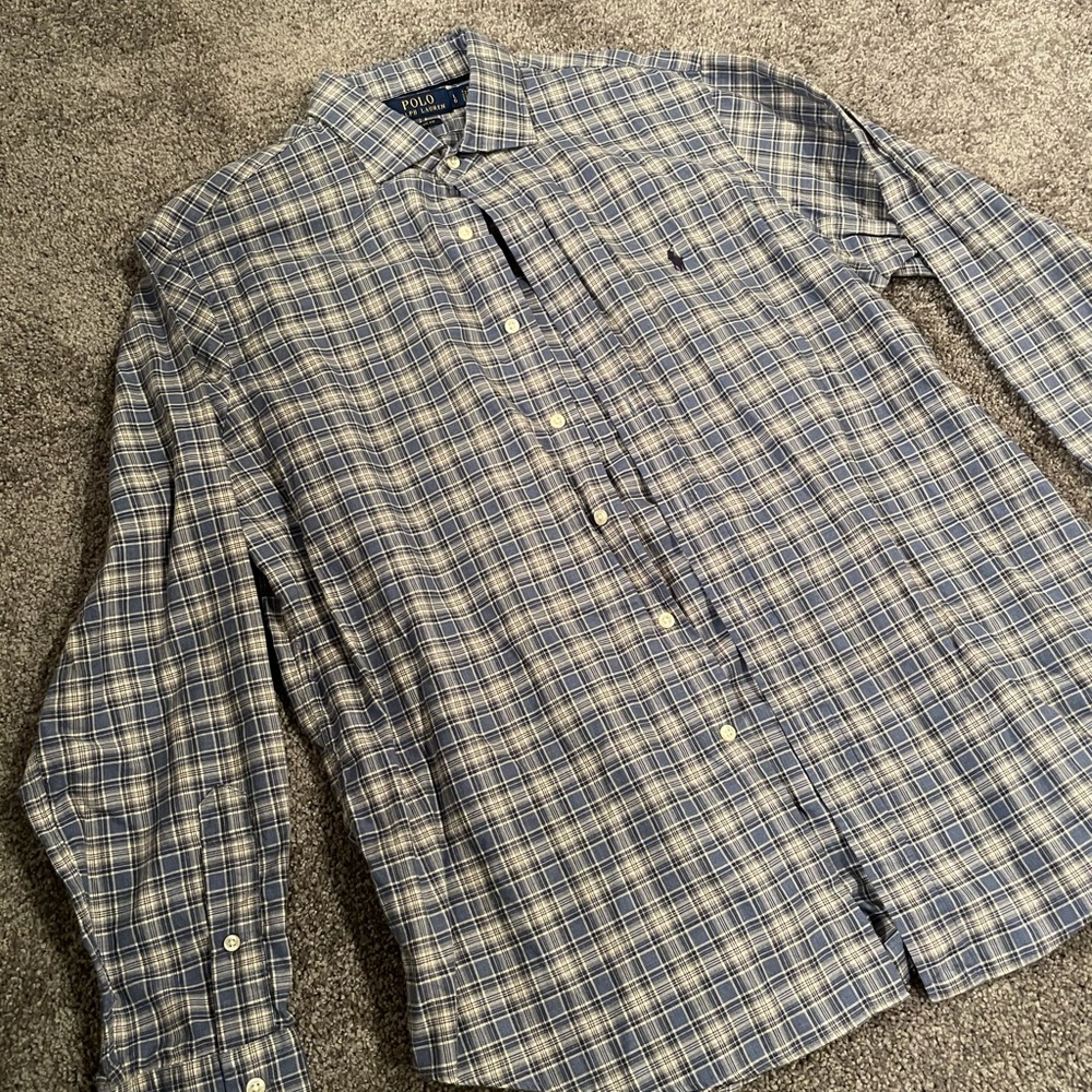 Polo Plaid Button down shirt